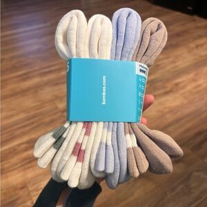 Bombas Vintage Stripe Half Calf Socks 4-Pack – Size Medium – NWT